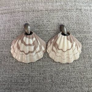 St. Helen’s Ashware Seashell Earrings